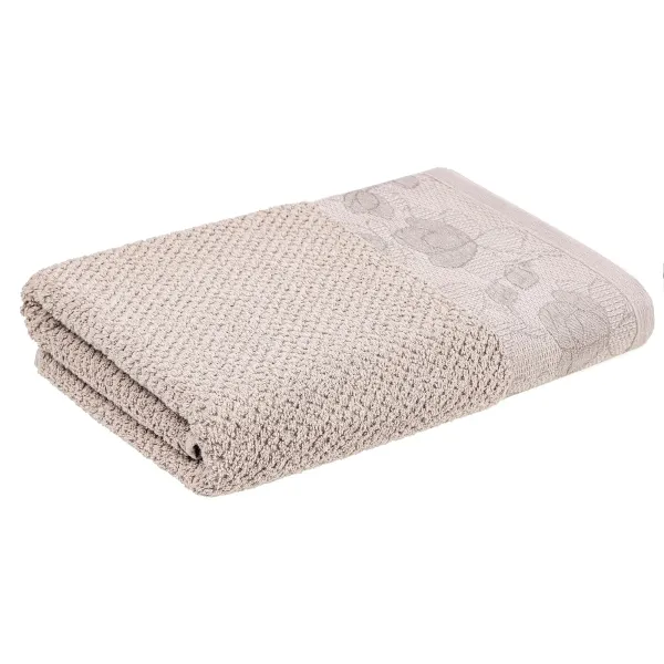 Cotton Terry Towel Home Line Adele 70x130 cm Beige 187626