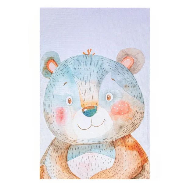 Flat Large Scale Waffle Pique Printed Sheet Home Line Bear 145x215 cm  193297