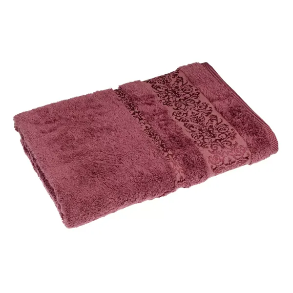 Terry towel Home Line "Bamboo" (burgundy), 70x140 cm 127253