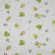 Stuffed poplin &quot;Giraffe and duck&quot; light green 150cm (105g/m2) 153322 small