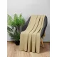 Knitted Wool Blended Throw Plaid Tonk Line Chess Beige 130x180 cm 193241 (908) small