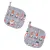 Set of 2 Pot Holders Home Line Leprechaun Grey 15x15cm 176801