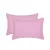 Set of 2 Cotton Jersey Pillowcases Home Line Pink 40x60 cm 157412