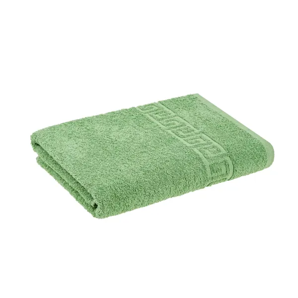 Terry towel with border 70x140 cm (dark green) 173444