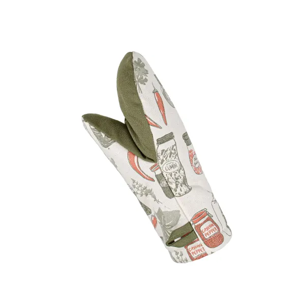 Cotton Canvas Oven Glove Home Line Terracotta 16x28 cm 185712