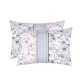 Set of 2 Cotton Pillowcases Home Line Cozy Grey Pink 50x70 cm 173301 small