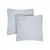 Calico pillowcases (2 pcs.) "Parquet" (grey-blue) 70x70 cm 183259