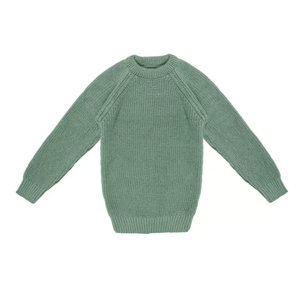Childrens green sweater 122-128 (7-8 years old) 180301