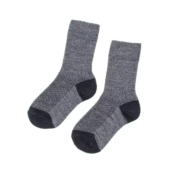 Childrens socks gray and black 20-22 (9-10 years) 180329